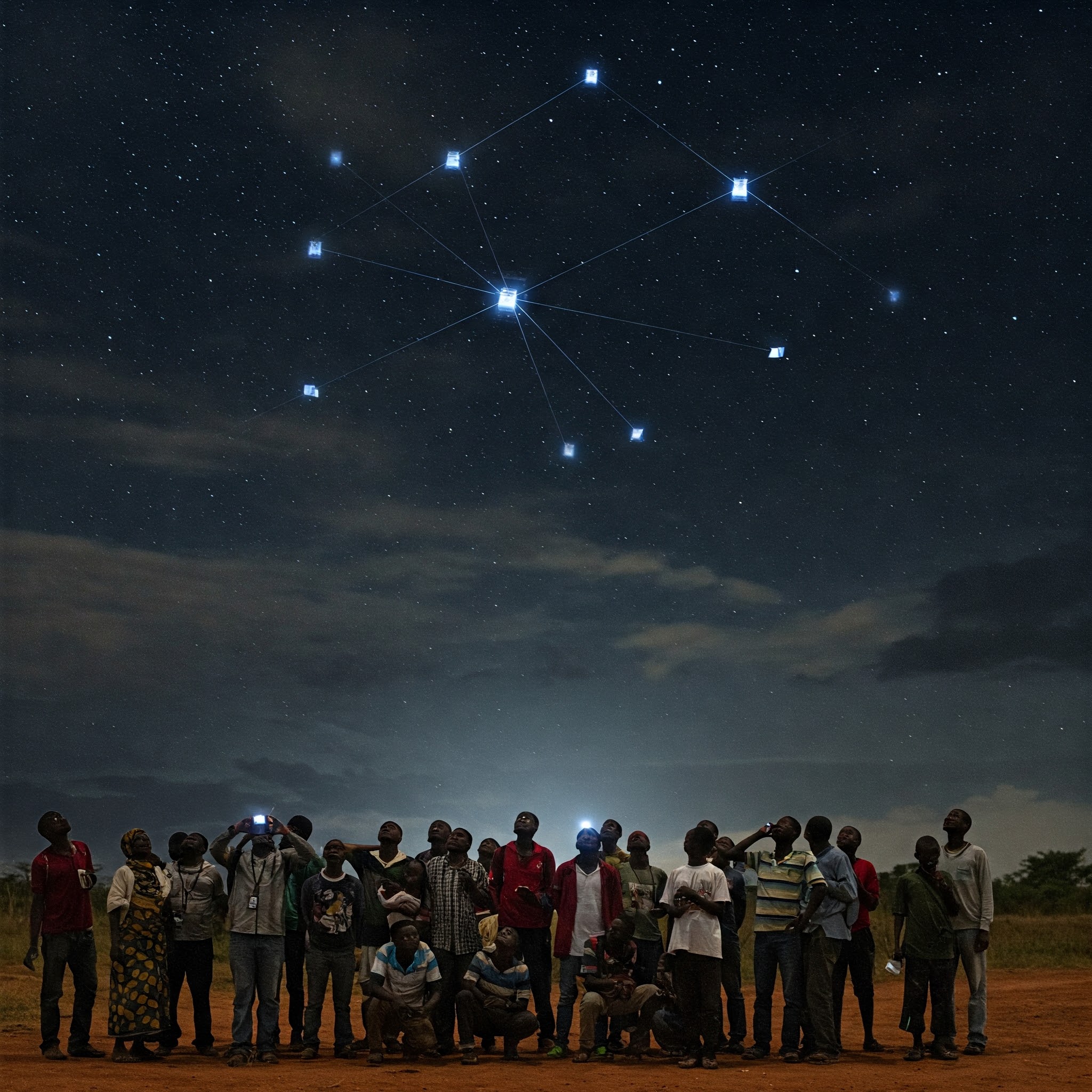 Starlink Congo Ciel étoilé